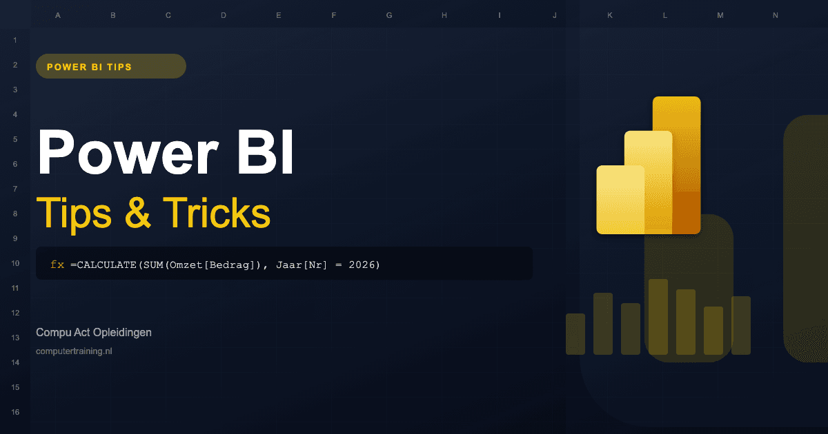Een dashboard maken in Power BI: de eerste stappen